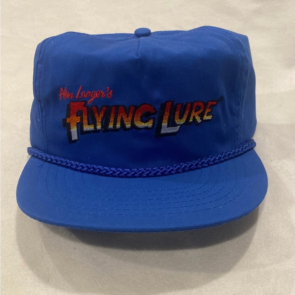 Vintage Alex Langers Flying Lure OSFA Classic SnapBack Cap